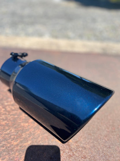 Blue Metallic Exhaust Tip