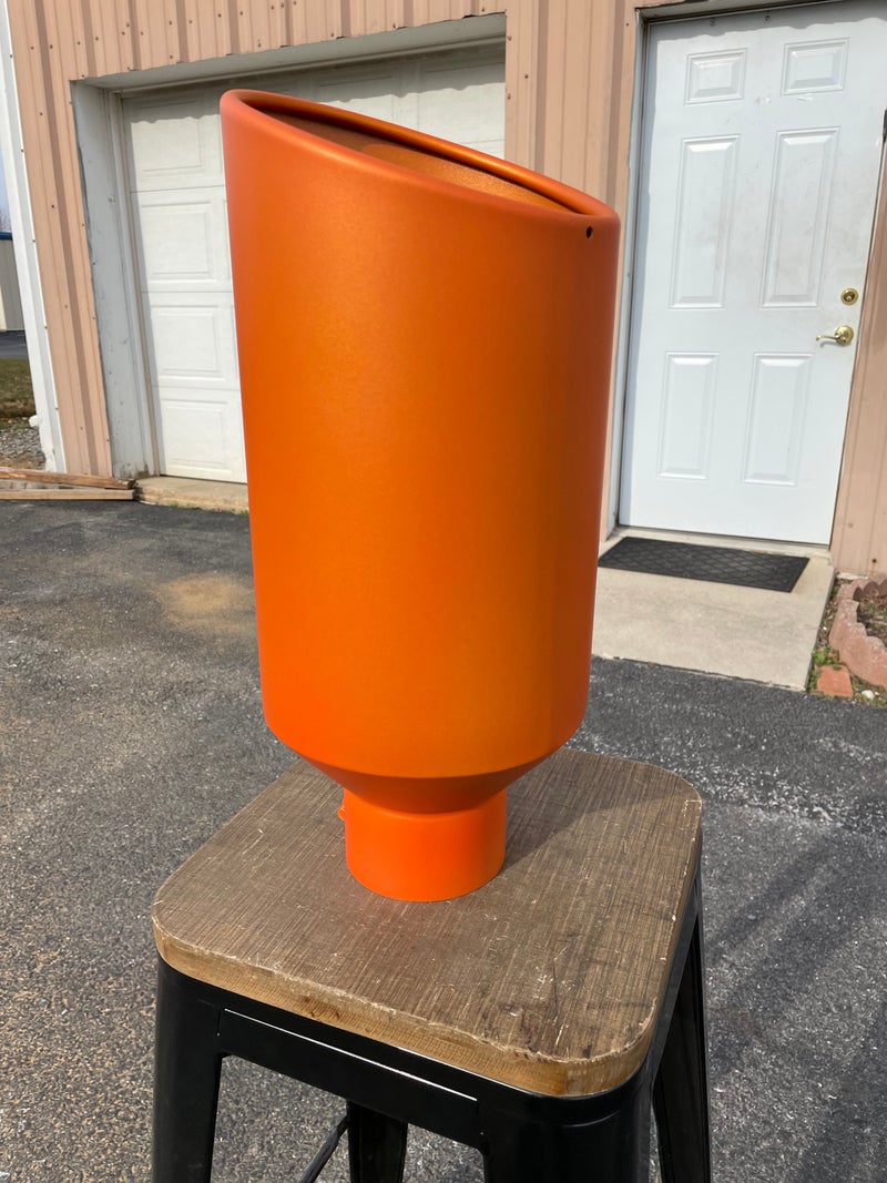 Flat Illusion Orange Exhaust Tip