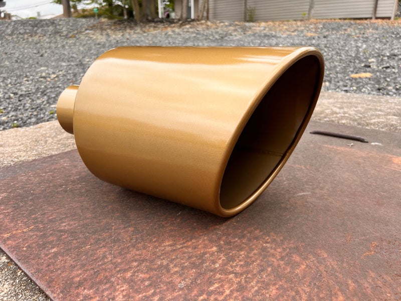 Gloss Gold Exhaust Tip