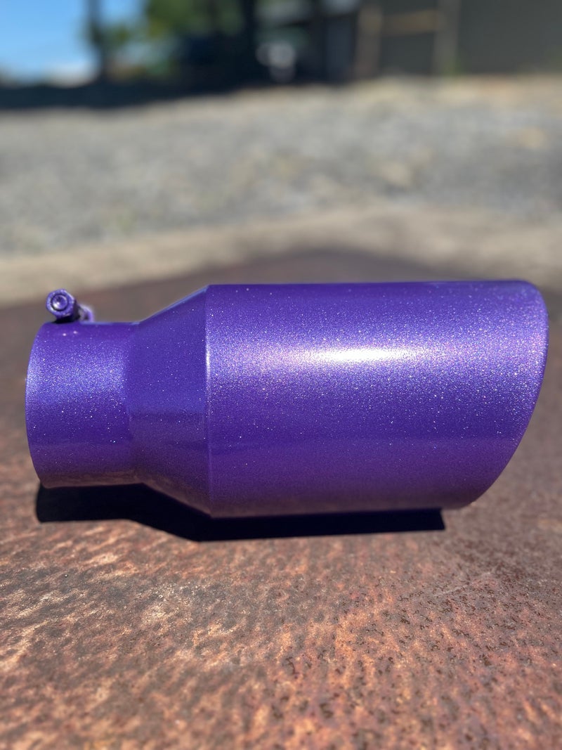 Holographic Purple Exhaust Tip