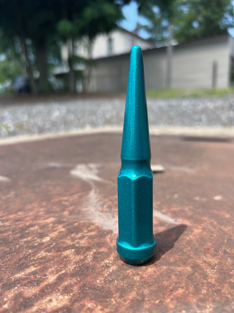 Candy Teal Spike Lug Nut