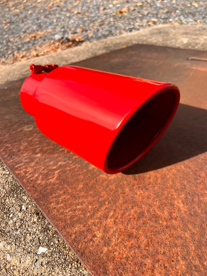 Red Exhaust Tip