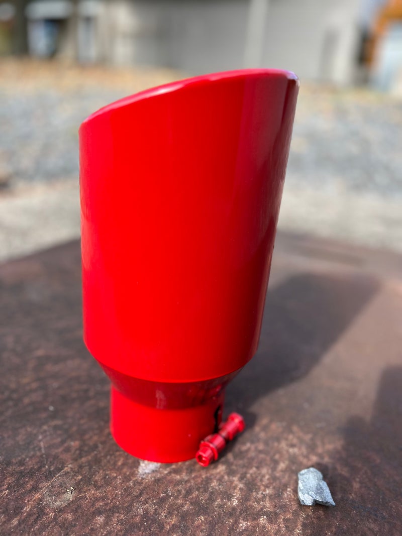 Red Exhaust Tip