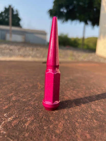 Candy Pink Spike Lug Nuts