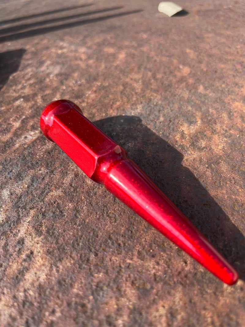 Candy Red Spike Lug Nut