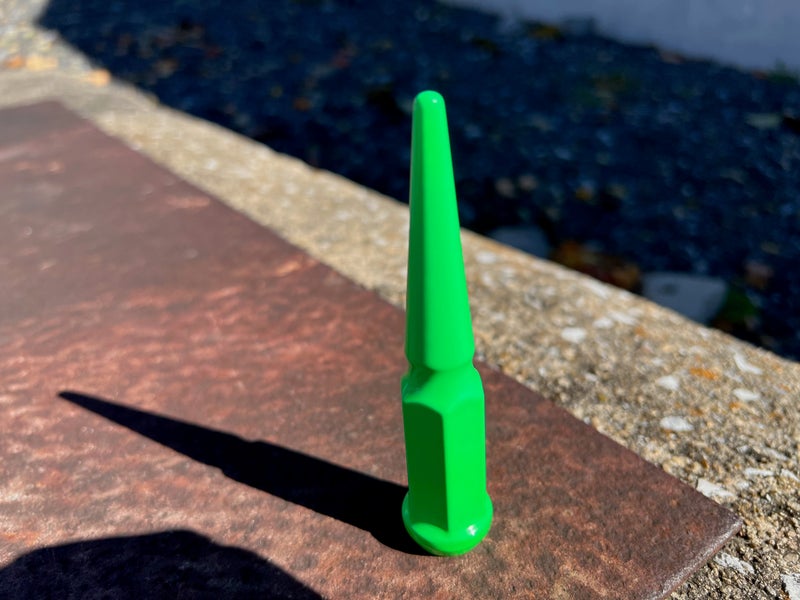 Neon Green Spike Lug Nuts