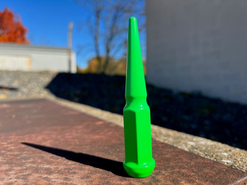 Neon Green Spike Lug Nuts